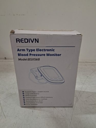 REDIVN ARM TYPE ELECTRONIC BLOOD PRESSURE MONITOR - WHITE/BLACK (MODEL: BSX568) image 2