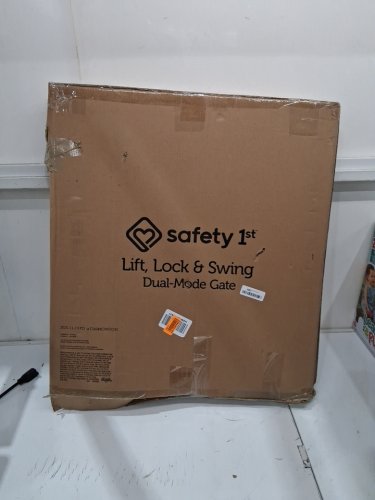 SAFETY 1ST LIFT, LOCK & SWING DUAL-MODE GATE - 28" - 42"X 26" - GREY (MODEL:GA048CWHOF1) image 4