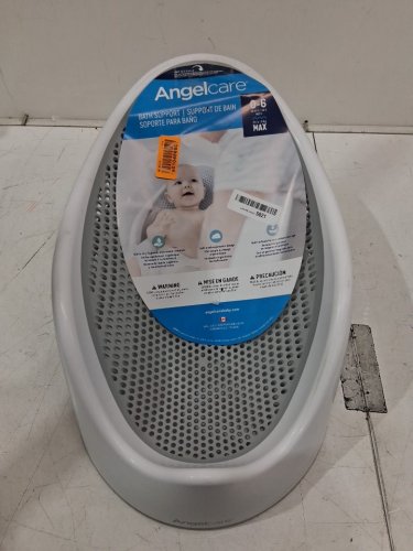 ANGELCARE BABY BATH SUPPORT - 0 to 6M/20LBS MAX - grey/white (MODEL: ‎ST-01-PK-CA / i000545) image 2
