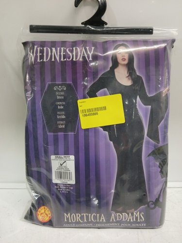 women's Rubies Wednesday Tv Show Morticia Addams Costume Dress - small - black image 2