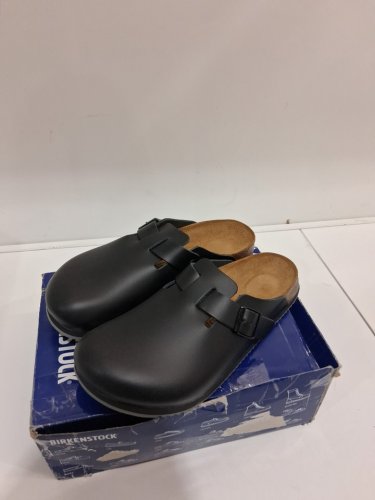 men's Birkenstocks Boston super grip slide sandals - men:11 - black (style: 0060196/ 1940859) image 2