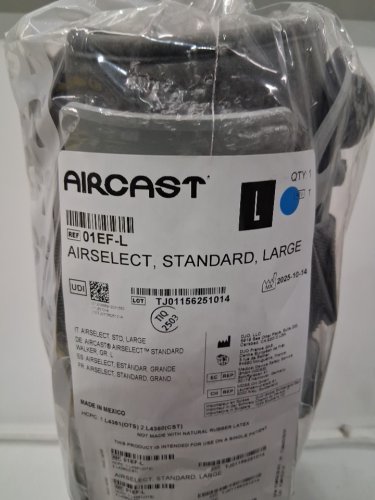 aircast airselect brace/walking boot - large - standard - grey (MODEL: 01EF-L) image 3