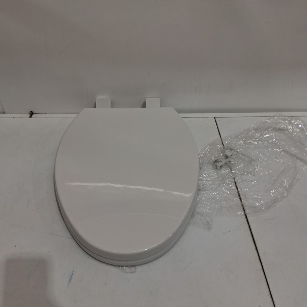 JoanKaren Quiet-Close Elongated Toilet Seat with Quick-Release - 18.3" x 14.2" - white (Model: ph0-161cy13u) image 3