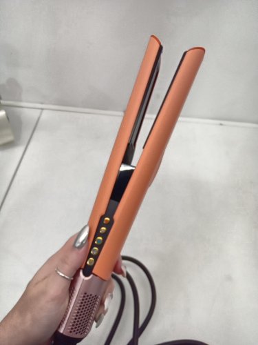 dyson airstrait wet to dry hair straightener - LIMITED EDITION APRICOT/ TOPAZ  (model: ht01) image 7