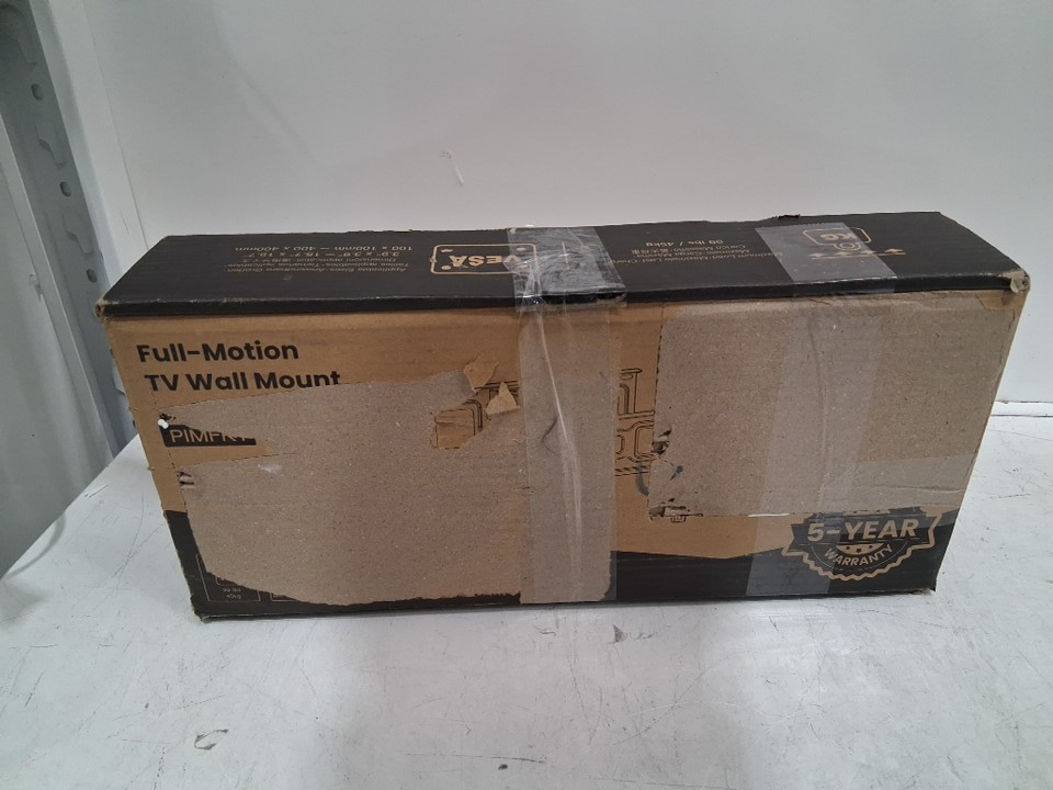 pipishell full motion tv wall mount - 26"-65" - black (model: pimfk1) image 3