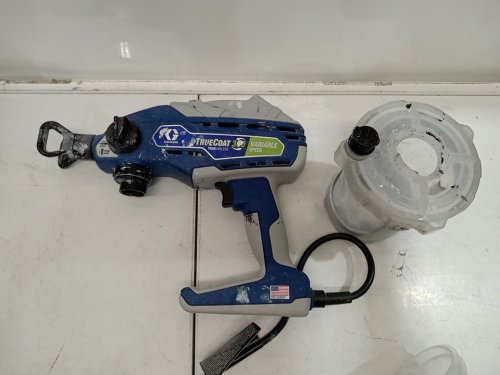 graco truecoat 360° airless paint sprayer with single speed - up to 2gal projects - blue/grey (model:26d280) image 4
