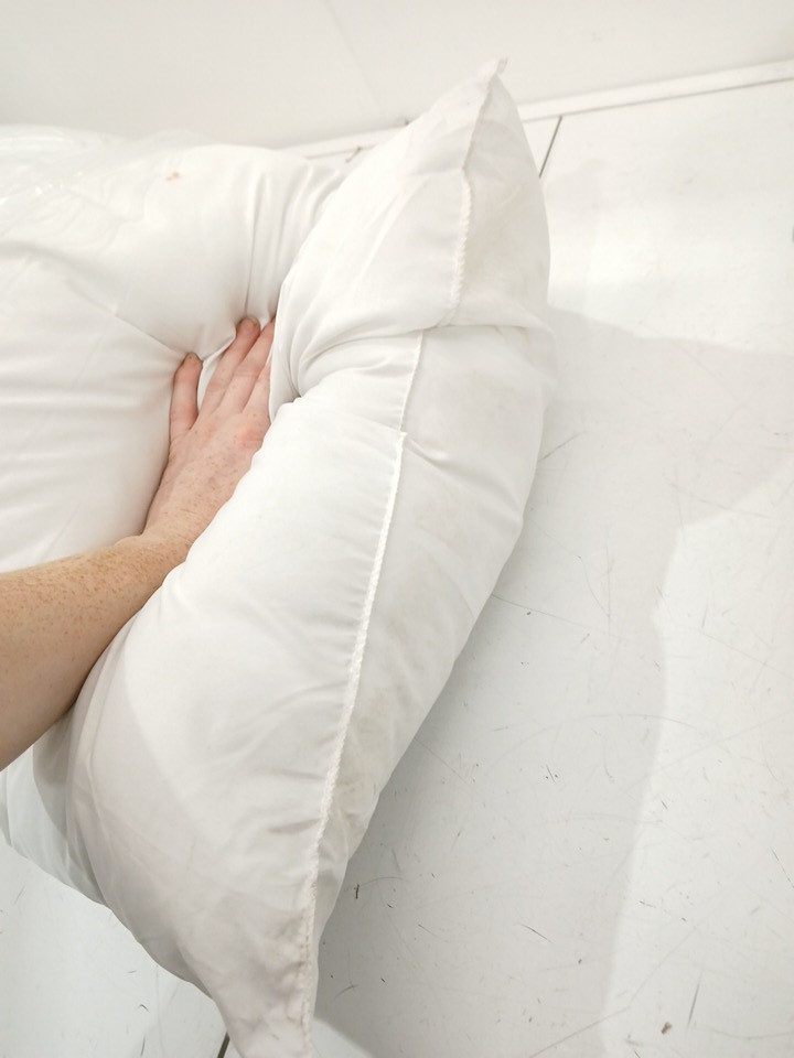 Room Essentials Long Hugging Body Pillow Inner Cushion Insert - 20" x 52" - white image 4