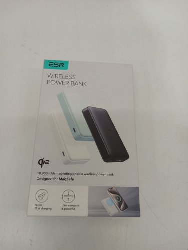 ESR Wireless Magsafe Qi2 Compact Power Bank Portable Charger - 15W - 10,000 MAH - Black (Model: 2G5230202) image 3