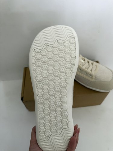 ADULT HOBIBEAR Barefoot Shoes WIDE TOE Lightweight for Running, Walking & Gym - M: 8.5/ W: 9.5 - BIEGE image 3