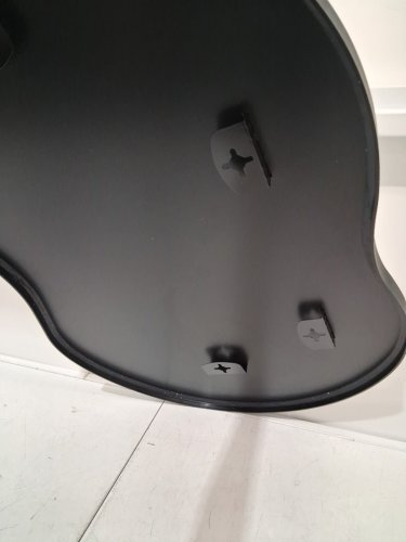 irregular decorative cloud shaped wall mirror - 24" x 36" - black image 5