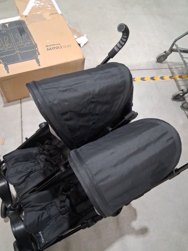 INGENUITY 3DLITE DOUBLE UMBRELLA STROLLER - 50LBS MAX - BLACK -(MODEL:31923) image 6