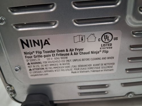 Ninja Flip Toaster Oven and Air Fryer with Flip Up and Away Space Saving - Stainless Steel (Model: SP151C) image 9