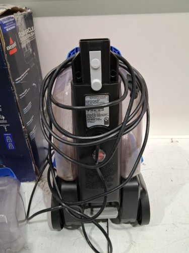 BISSELL POWERCLEAN POWERFUL & LIGHTWEIGHT TURBOBRUSH PET UPRIGHT CARPET CLEANER - 120V - BLUE - (MODEL:3939C) image 8
