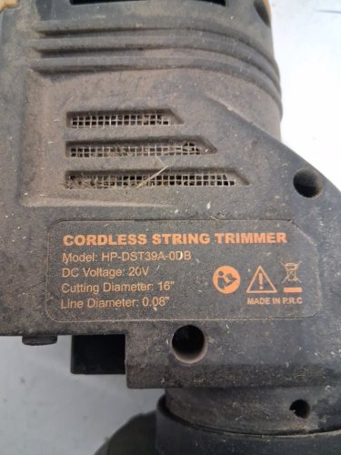 HEINPRO Cordless String Trimmer and Weed Eater *TOOL ONLY* - 20V - yellow/black (model: hp-dst39a-0db) image 6