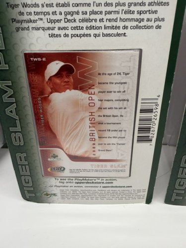 4PC FULL SET UPPER DECK COLLECTIBLES TIGER WOODS TIGER SLAM PLAY MAKERS FIGURES COLLECTION, 2000-2001 image 12