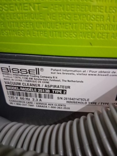 BISSELL LITTLE GREEN PORTABLE DEEP CLEANING VACUUM - 37OZ TANK MAX - GREEN/GREY (MODEL : 2513B) image 5
