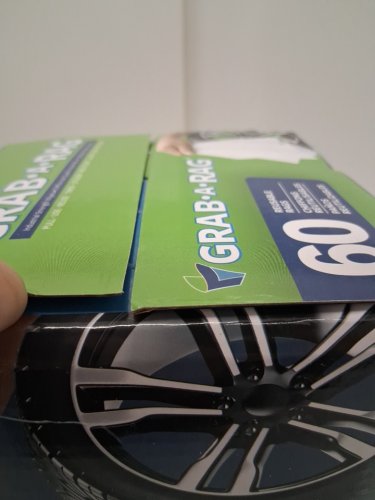 60pk Grab-A-Rag reusable multi-purpose microfiber Rags - 11.7" x 12.3" - white image 4