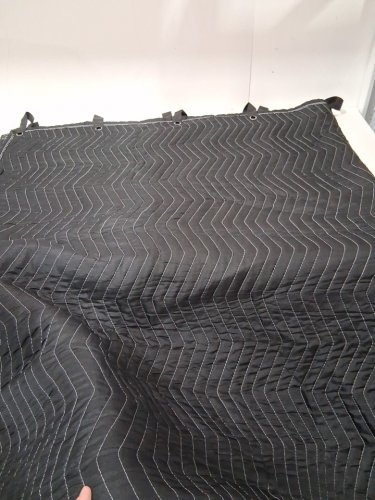vevor sound dampening & light blocking studio grommeted blanket - 96" x 80" - black (model : yb066) image 3
