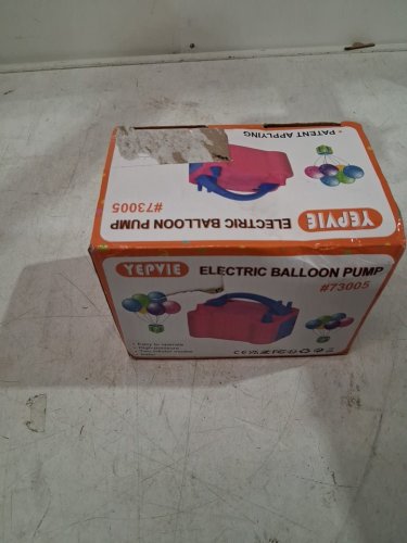 electric portable dual nozzle balloon inflation pump - 110V - 600W - PINK/BLUE (MODEL: 73005) image 2
