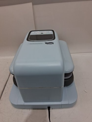 htvront auto heat press 2 - sublimation heat press machine for t shirts with adjustable pressure and fast, even heating - 15" x 15" - TEAL (model: HPA01) image 8