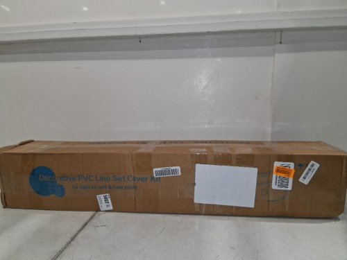 Air Jade Mini Split Line Set Cover Kit, Decorative PVC Line set Cover for Mini Split Air Conditioner Heat Pump System - 16.5' FEET image 2