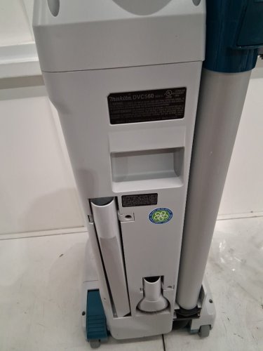 Makita LXT Li‑Ion Cordless Upright Vacuum Cleaner with 2 batteries and charger - 36V - 5.0L - light grey/blue (model: dvc560) image 7