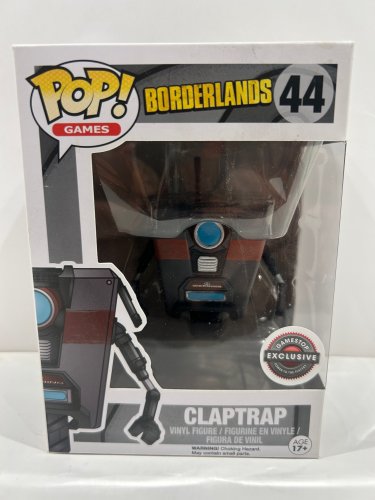 Funko pop! **gamestop exclusive** Games: borderlands - claptrap vinyl figure (#44) image 2