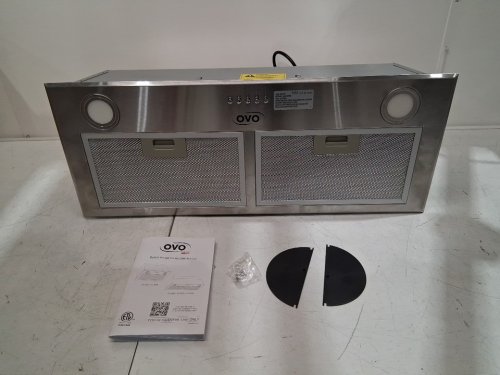 OVO Built-In Range Hood Vent with 3-Speed Exhaust Fan -  280 CFM - 28" - Stainless Steel - (model: ‎OV-3006) image 4
