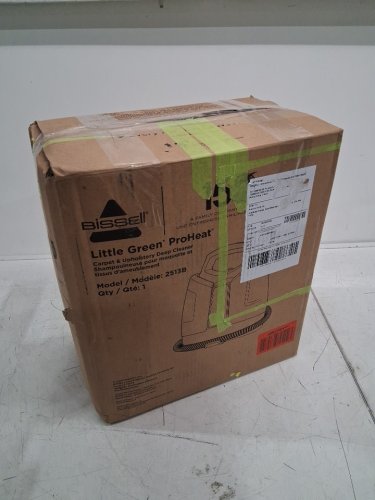 BISSELL LITTLE GREEN PROHEAT PORTABLE DEEP CLEANER/SPOT CLEANER WITH SELF-CLEANING HYDRORInSE TOOL - GREEN/GREY (MODEL : 2513B / 2513n) image 2