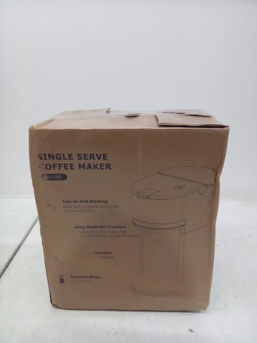 Horavie Mini Single Serve Coffee Maker for K Cup and Ground Coffee - 6 to 12oz -blue (MODEL: K1100) image 2