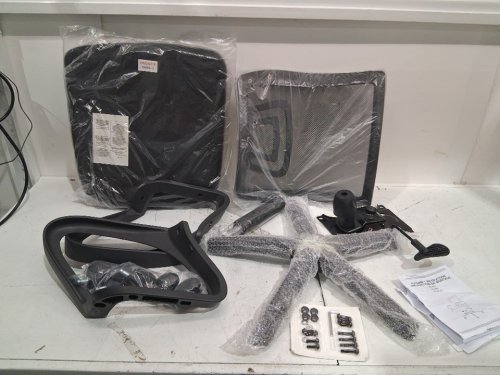 Ergonomic Mesh OFFICE CHAIR With Lumbar Support - 250lbs max/cap - BLACK (MODEL: VN-H03-BLACK) image 3