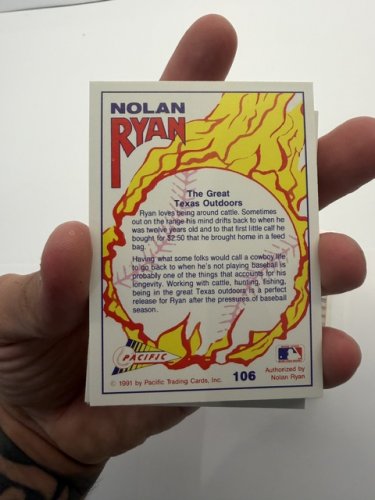 110 CARD COMPLETE SET NOLAN RYAN TEXAS EXPRESS TRADING CARD SERIES image 7