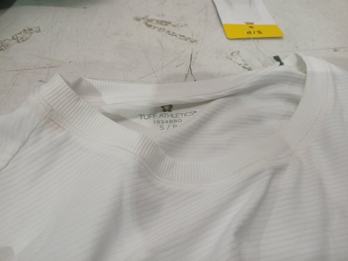 women's Tuff Athletics Long Sleeve Active Top - small - white (style: 1934880) image 2