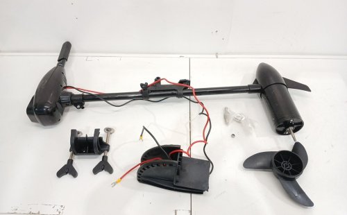 Soerreo 8 Speed Electric Trolling Outboard Boat Motor - 55LBS Thrust - 12V -  Black image 4