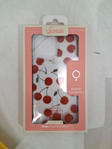 SONIX Magsafe Compatible Phone Case for IPHONE 15 PRO MAX - clear/CHERRY (Model: A21-M436-0011) image 2