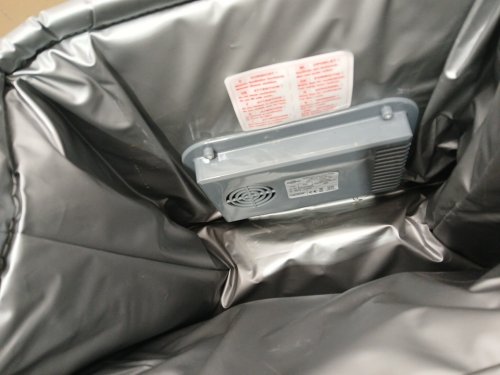 Koolatron Hybrid Soft Sided Collapsible Iceless Cooler Travel Bag - 12v 25.3L - Grey/Black - (MODEL: D25) image 4