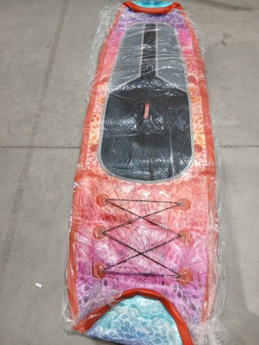 AISUNSS Inflatable Stand Up Paddle Board with Accessories - 10FT 6" x 32" x 6" - red/multicolor image 7