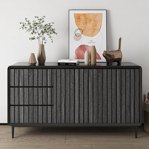Decotalk multi-purpose adhesive contact paper - 24" x 5M - Black Slat Wood (Model: FVGP) image 2