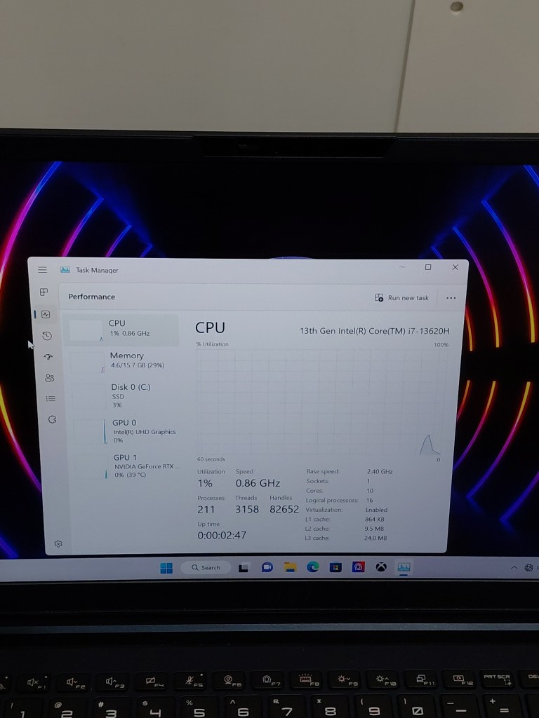 MSI Stealth 14 Studio 14” 165Hz FHD+ Gaming Laptop WITH Intel Core i7-13620H, NVIDIA Geforce RTX 4060, 16GB DDR5, 1TB NVMe SSD, Thunderbolt 4, Win 11 Pro - Star Blue (MODEL: A13VF) image 5