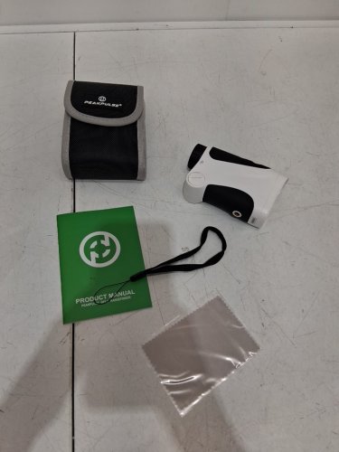 peakpulse golf range finder - 6x zoom / 10-1700 yards - white/black (model: le1500ag) image 3
