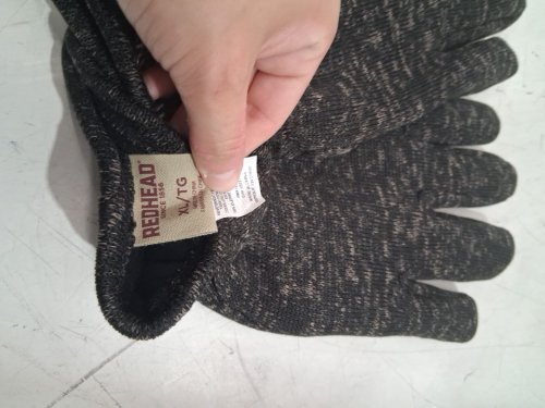 MENS REDHEAD KNIT GLOVES- EXTRA-LARGE- Grey Heather image 3