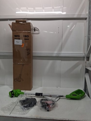 GREENWORKS *TOOL ONLY* CORDLESS STRING TRIMMER WITH ADJUSTABLE HANDLE - COMPATIBLE WITH 40V GREENWORKS BATTERY - 12"- GREEN/BLACK (MODEL: STF309) image 2