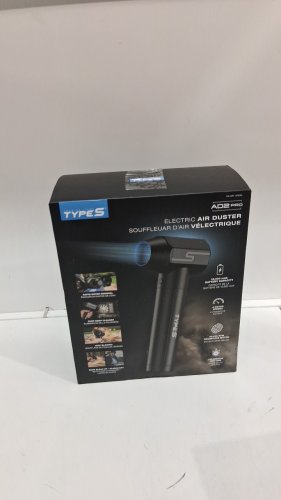 TYPE S multipurpose AD2 Pro Electric Air Duster with Brushless Motor & LED - 4 adjustable speed levels - 12,000 mah, 20,000-90,000 rpm, 120 minutes run time - black (model: 1978193 / AC534772) image 2