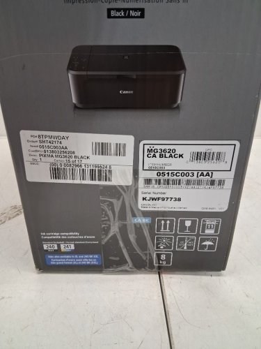Canon PIXMA All-in-One Wireless Colour Inkjet Printer - Black (MODEL: MG3620) image 13
