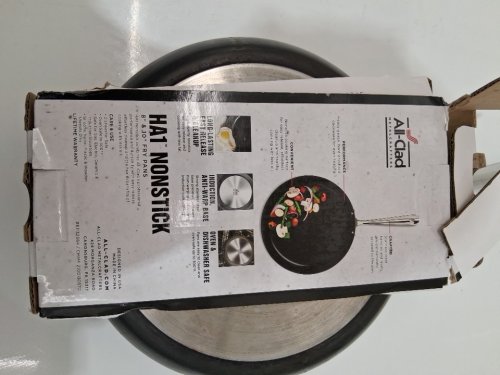 2PC All-Clad Hard Anodized (HA1) Non-stick Fry Pan Cookware Set - 8" & 10" - BLACK (MODEL: E100SSFA / 2100128925) image 3