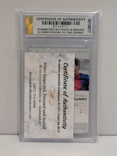 LIONEL MESSI / STEPHEN CURRY EXCLUSIVE EDITION FIFA / NBA CARD - JDCC GEM MINT 10 - 2024 LEAF LEGENDS #ELE-25 image 3