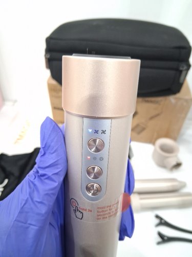 7magic high speed hair dryer brush and 6 in 1 styler - 110 volts - 1200 watts - gold - (model: HB-800) image 7