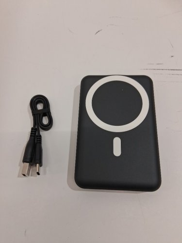 PODORU MAGSAFE MAGNETIC BATTERY PACK WITH TYPE-C CABLE FOR WIRELESS CHARGER - 10000MAH - 15W - BLACK (MODEL: ‎KT-D003) image 2