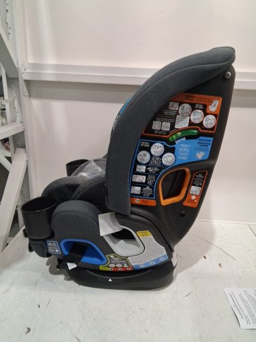 GRACO 4EVER DLX GRAD 5-IN-1 CAR SEAT - 120LB MAX - HARRISON FASHION BLACK/GREY (MODEL: 2217079) image 4
