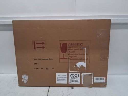BONEWEI Frameless Bathroom Mirror - 20" X 28" image 2